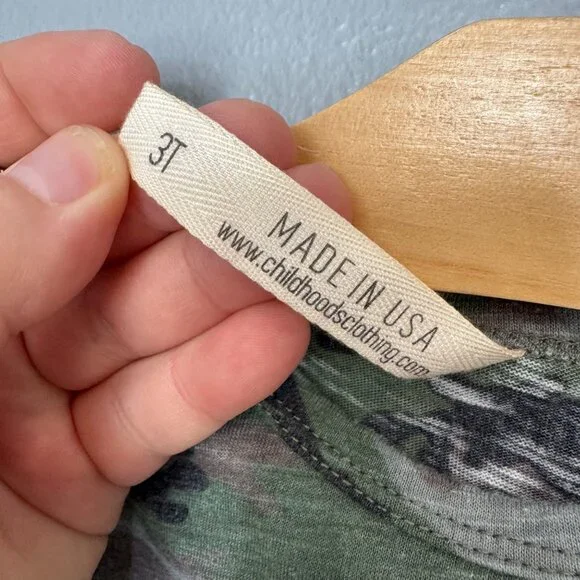 CHILDHOODS CLOTHING short sleeve camo t shirt size 3T - Picture 3 of 7